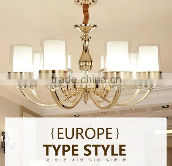 M983 Momoda Elegant European Crystal Modern Living Room Bedroom Lighting Chandelier Pendant Lamp