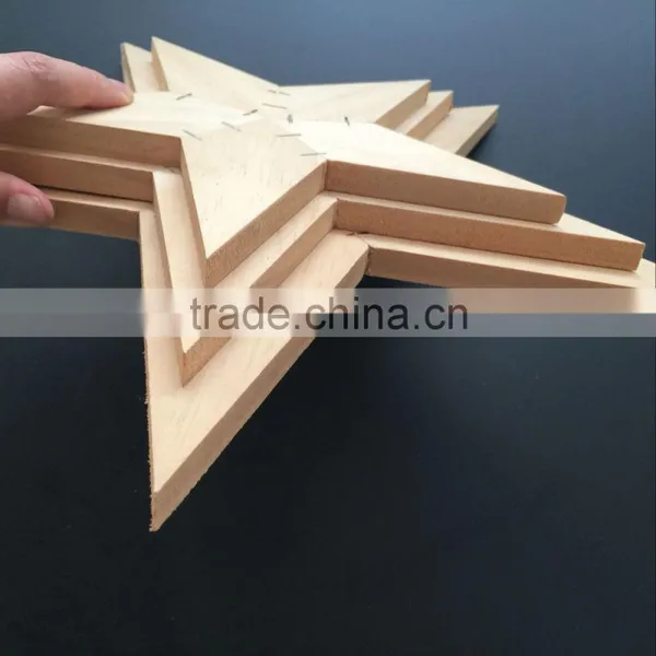 Hot Sale Pine Wood Pentagram photo-3