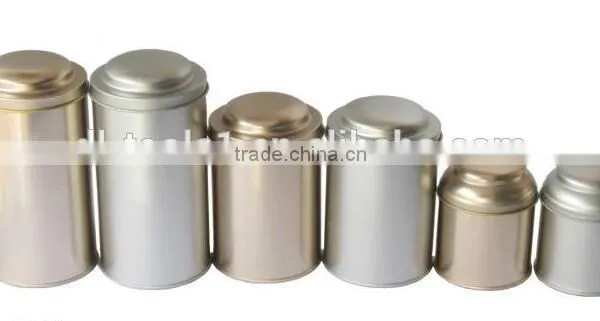 50g 100g 200g Round Metal Tea Tin Box photo-3