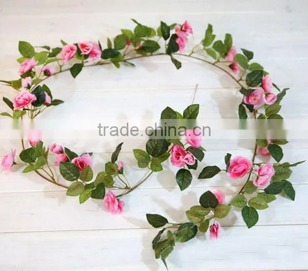 Artificial Small Rose Flower Garland photo-4