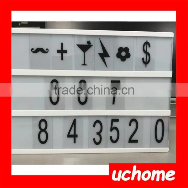 UCHOME Cinematic Light Box / Home Decoration Letter Light Box photo-4
