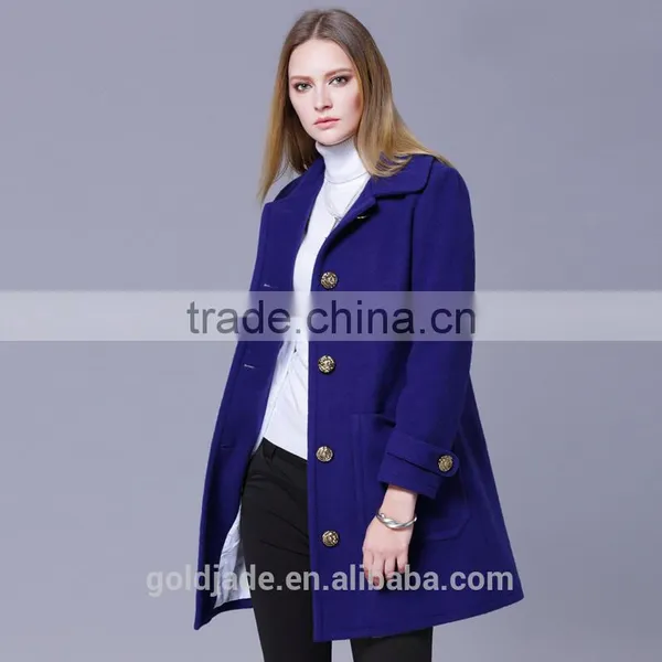 2016 Fashion Design Elegant Long Sleeve Outwear Winter Coats For Women photo-4