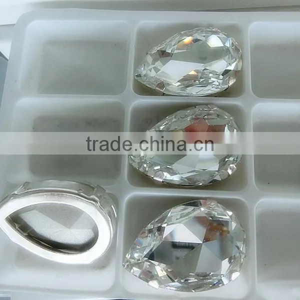 Sew on Rhinestones in Metal Claw for Wedding Dress photo-5