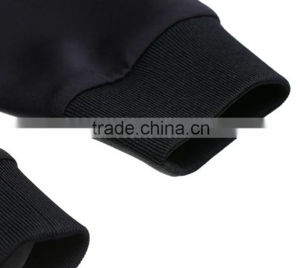 Fashion Printing O-neck Long Sleeve Black Thin Pullover Jersey t Shirt for Men photo-5