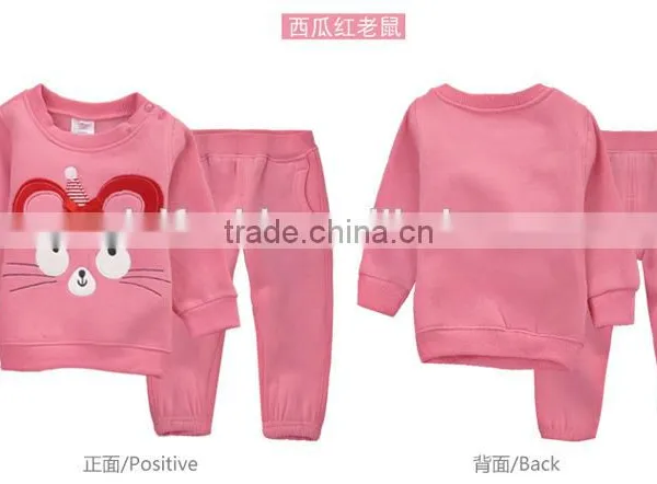 Custom Autumn New Design Casual Hoody Fashion Leisure Kids Hoody and Pants Children Clothing Set photo-6