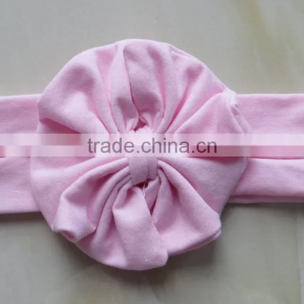 YJ-053 Korean Fashion Kids Girls Hair Bows Pink Sweet Heart Print Big Bow Baby Head Band photo-3