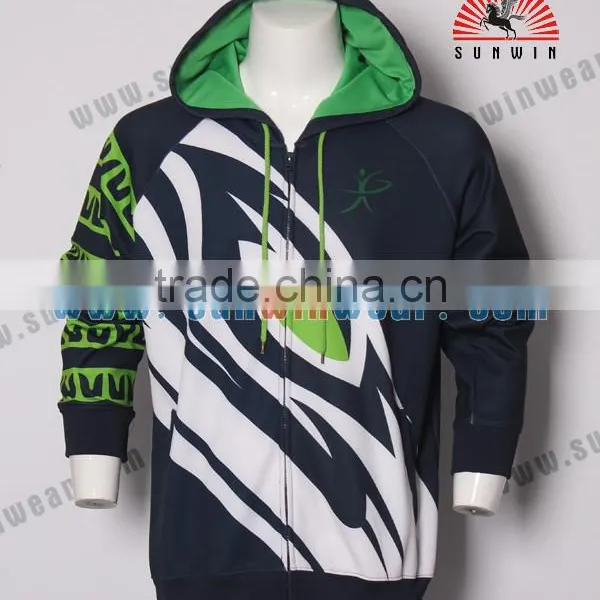 Custom Short Sleeve Hoodie With Printed Logo 100% Polyester photo-2