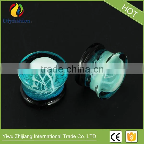 Hot Sell High Quality Comfortable Glass Marine Jellyfish Auricle Ear Plug photo-6
