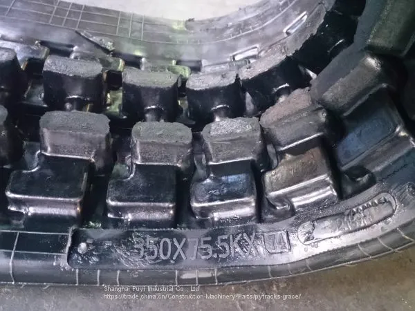 Rubber Track 350*75.5*74 for Yanmar Vio 45-6 Excavator photo-2