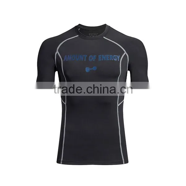 Men Running Fitness With Reflective Printing Logo China Sports Wear photo-3