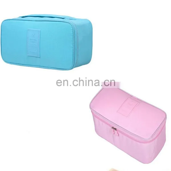 Pink Color Nylon Waterproof Travel Underpants Storage Bag photo-6