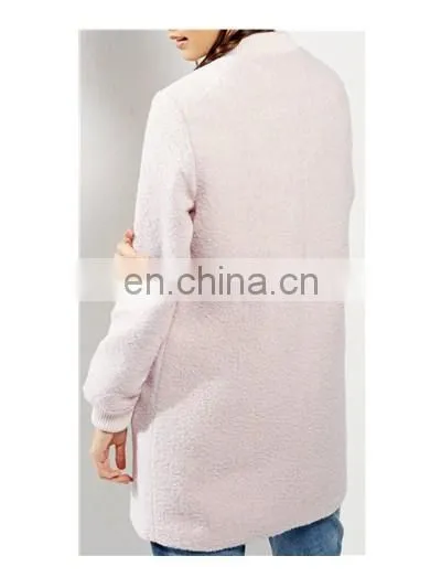 Hot Selling Elegant Ladies Flecked Longline Used Winter Bomber Jackets photo-5