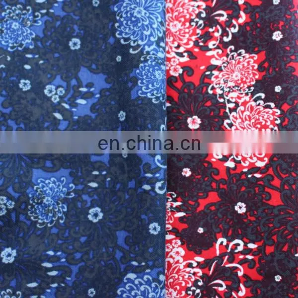 100% Cotton Twill Customized Flower Print Fabric in China