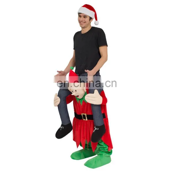 Pick Me Up Ride On Elf Costume On Mascot Funny Animal Fancy Dress Unisex Adult Costume Stag Hen photo-2