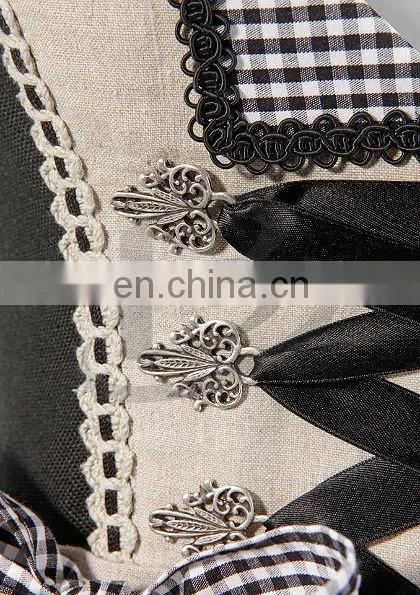 Women's German Dirndl Dress Costumes for Bavarian Oktoberfest Carnival Halloween (Bavaria Dirndls) photo-4