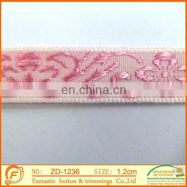 Lovely Pink Fantastic Embroidered Fashion Braid for Clothes photo-2