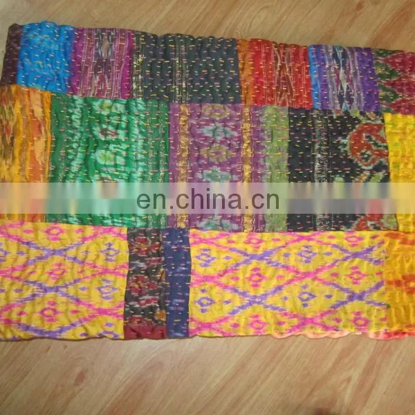 Patchwork Silk Quilt