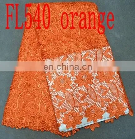 African Cord Lace Wedding Fabric for Dress(FL540)high Quality/best Price/prompt Delivery/in Stock photo-4