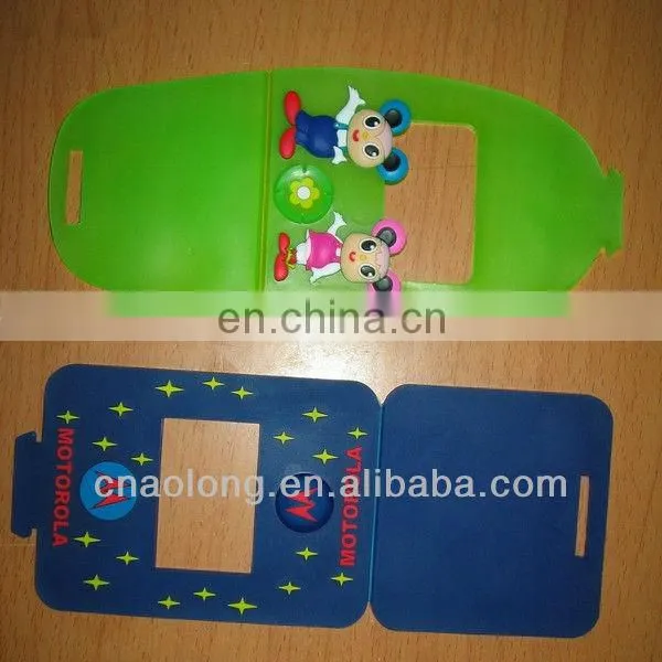 Novelty Custom Logo Rubber Tabletop Mobile Phone/soft Pvc Cellphone Stand Holder