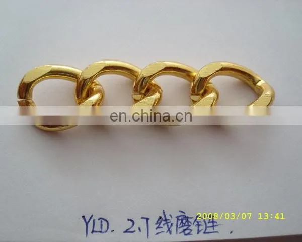 Shining Custom Metal Link Chain / Stainless Steel Ball Chain Link Closely photo-5