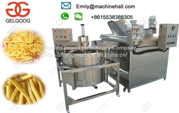 200 KG/H Finger Chips Frying Machine Price In Pakistan/ French Fries Frying Machine For Sale photo-4