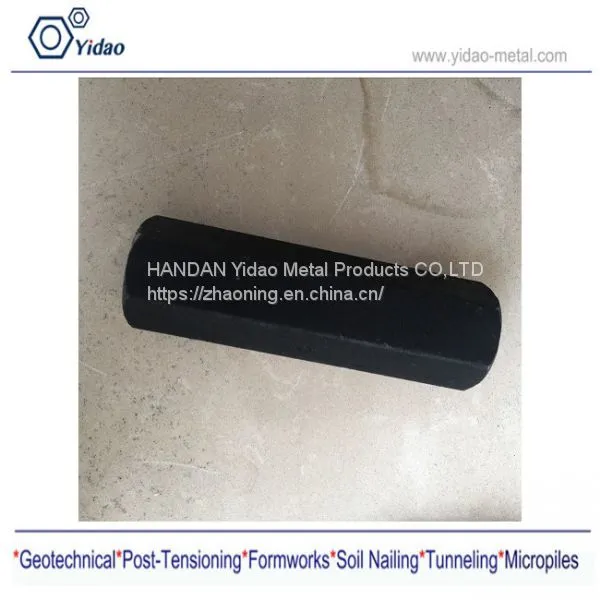 Hexagonal Coupler Long/contact Couplers/post Tensioning Bar Accessory / High Strength Thread Steel Bar Accessory photo-3