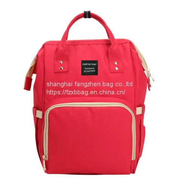 Diaper Bag Large Capacity Mother Maternity Backpack With Changing Mat and Milk Bottle Bag photo-2