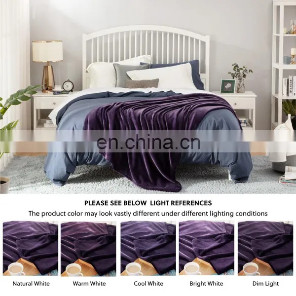 Good Elasticity Better Structural Strength Home Flannel Fleece Blanket photo-6