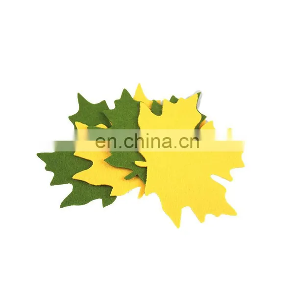 Customized Laser Cutting Maple Leaves Design Felt Placemat From China Supplier photo-5