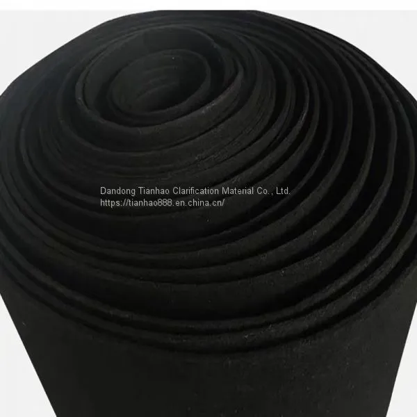 Carbon Fiber Fabric Black Roll Activated Carbon Felt Filter Cloth