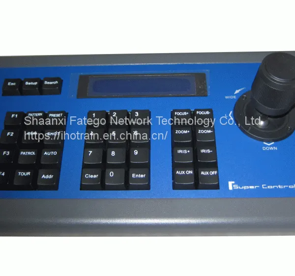 Hotrain FK01 Visca Pelco-p LCD Display 3D Joystick PTZ Conference Video Camera Keyboard Controller/ Control Keyboard photo-3