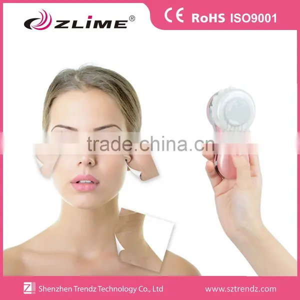 USB Rechargeable LED Therapy Ionic Vibrating Facial Massager photo-4