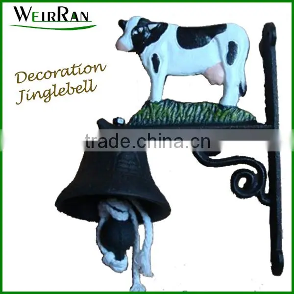 (1063) Wrought Iron Decorative Jingle Bell Metal Artware Animal Welcome Doorbell photo-2