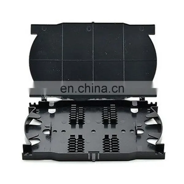 FTTx 12 24 Core Fiber Splice Cassette Module Splice Tray Abs Plastic 12 24 Core Ftth Optical Splice Tray for Juncation Box photo-2