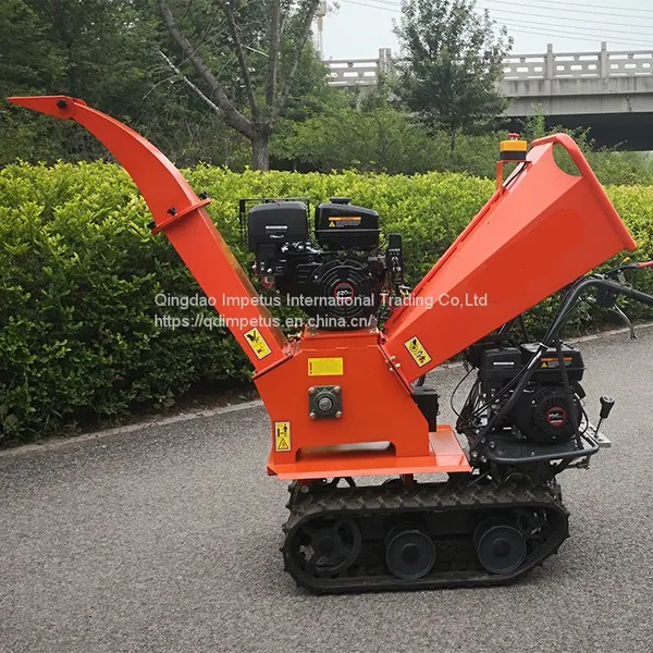 15hp Petrol Engine Electric Start 120mm Chipping Capacity Pto Wood Chipper Shredder Machine Chipper Wood Shredder photo-3