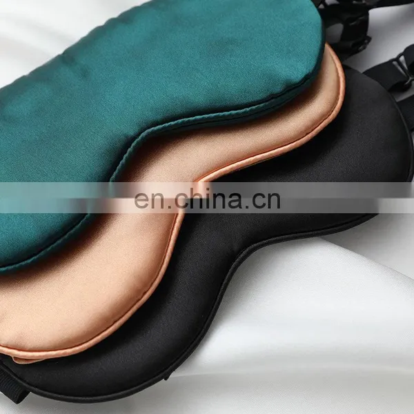 100% Pink Mulberry Silk Adjustable Pink Eye Mask for Sweet Sleeping photo-5