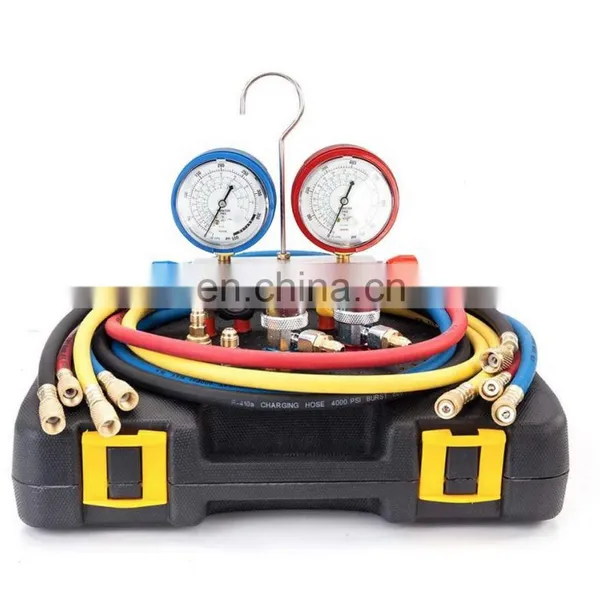 CT-536 ALF Aluminium-Manometer-Set für HVAC-Kälteanlagen und Autoklimaanlagen zum Befüllen mit R134A photo-3