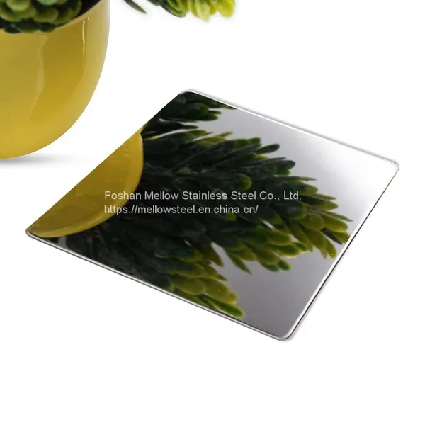 304 201 430 Mellow Black Sheet Steel Mirror Finish Stainless Steel Sheet for Decoration photo-2