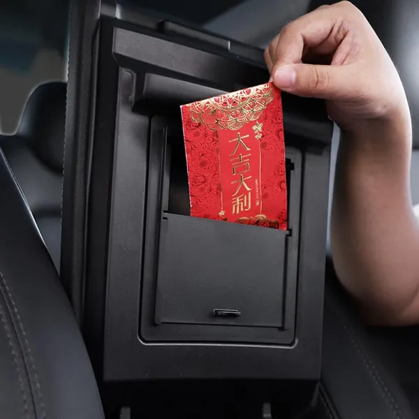 Center Console Organizer Armrest Hidden Storage Box for Tesla Model 3 Model Y photo-3