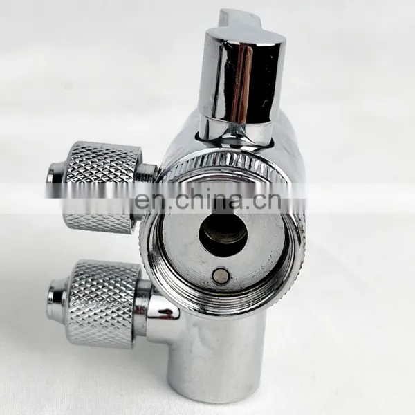 PATENT 1/4 Water Splitter Valve 3 Infall and 3 Way Out Diverter Valve photo-4