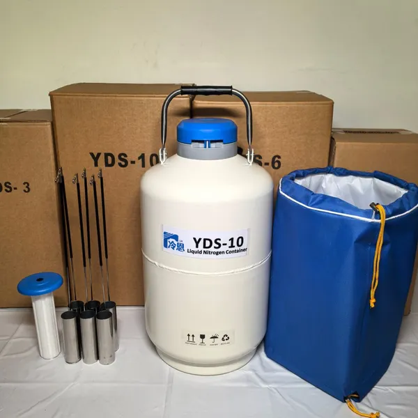 YDS-10-80 Small Semens Storage Liquid Nitrogen Container photo-5