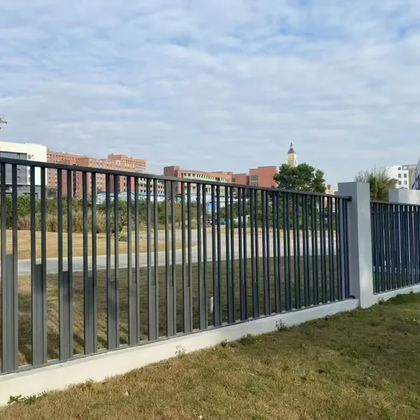 Custom Color Zinc Steel Fence Panels - Strong Weather Resistant Metal Fencing