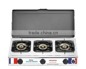 Portable Three Burner Gas Hob Gas Stove
