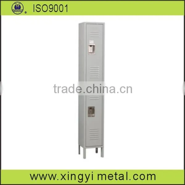 Metal Steel Locker/steel Louver Locker/2 Compartment Clothes Steel Locker