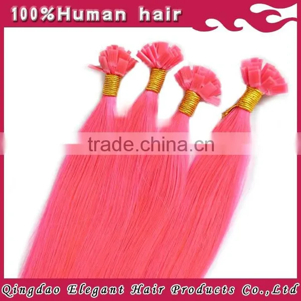 Two Tone Human Virgin Peruvian Flat Tip Hair photo-6