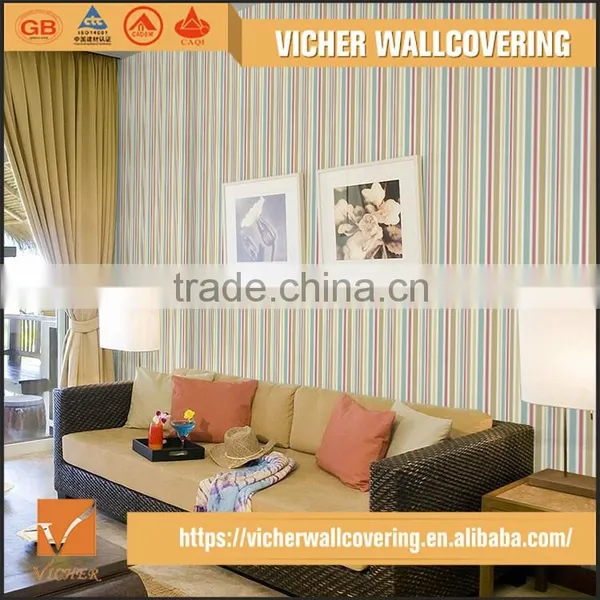 Professional Manufacturer Eco-Friendly PVC Material Top Quality Cheap Wallpaper For Bedroom Walls