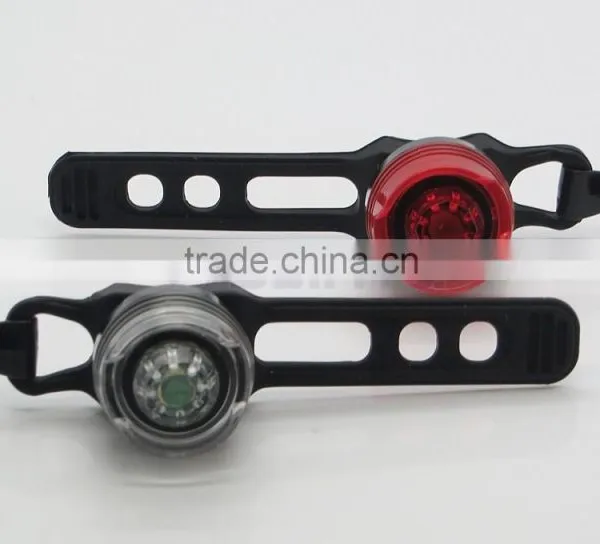 11cm Silicone Band 5 Color Option Transparent Shell Silicone Bicycle Light photo-2