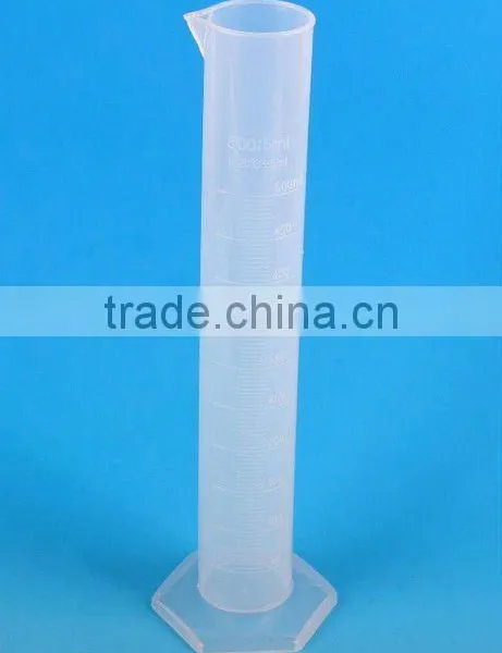 Plastic graduated cylinders