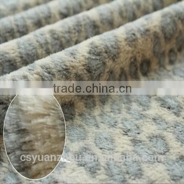 Soft Pile Knitted Plush Toys Fabric photo-3