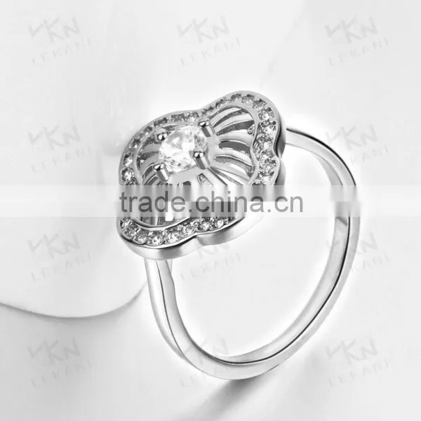 Fashionable Thailand Titanium Wedding Diamond Ring for Girls photo-2